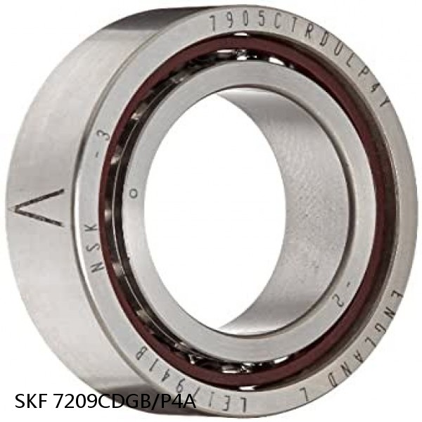 7209CDGB/P4A SKF Super Precision,Super Precision Bearings,Super Precision Angular Contact,7200 Series,15 Degree Contact Angle